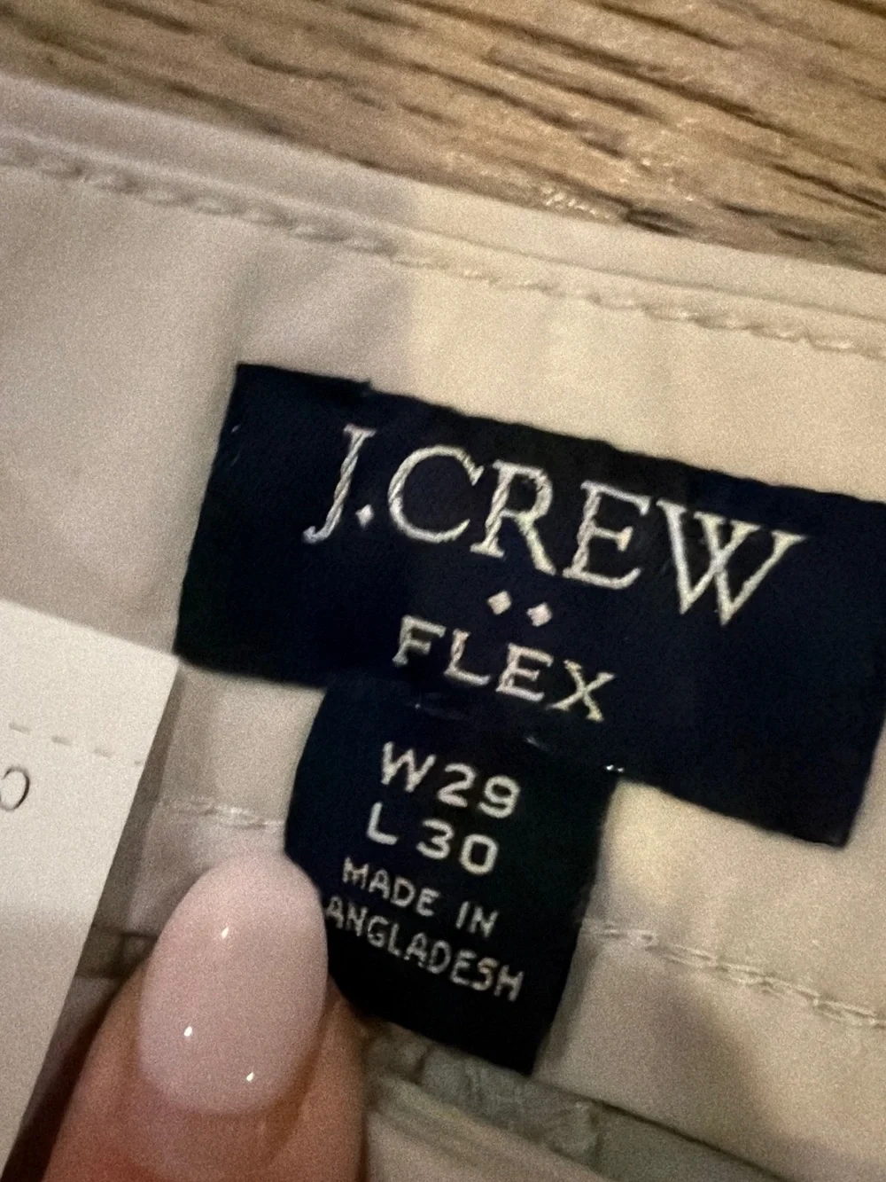 J. Crew Straight Tech Chino Pants - Light Beige
